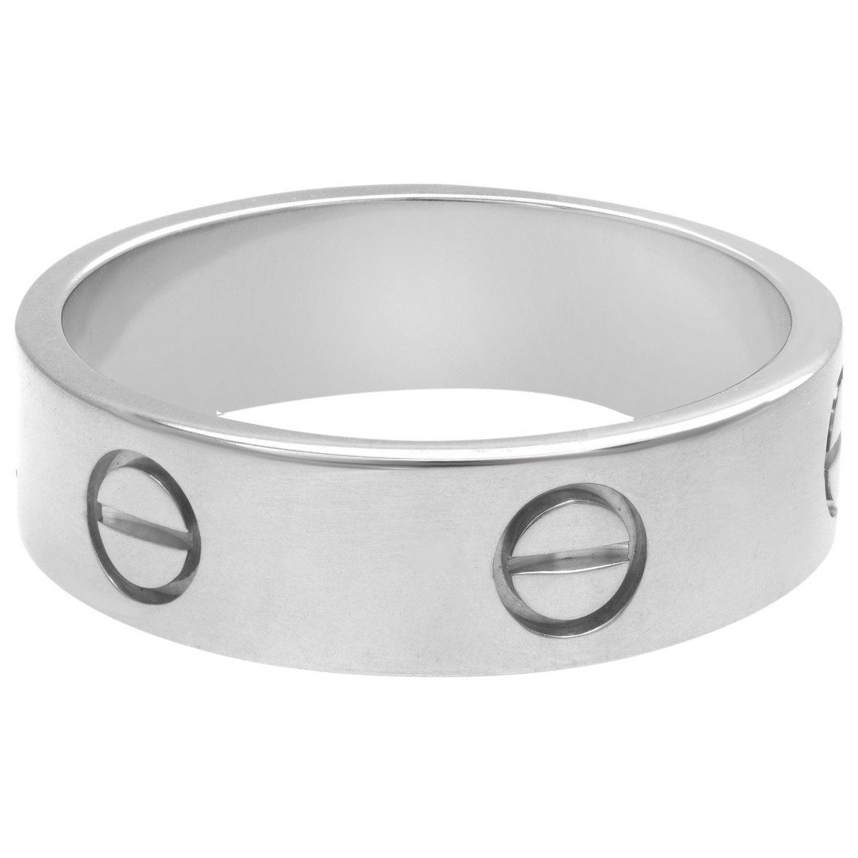 Love white gold ring Cartier White size 